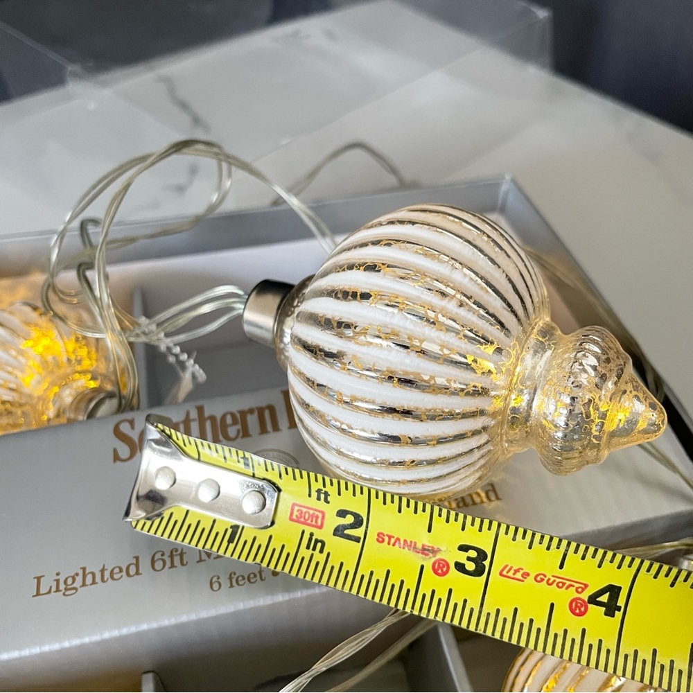 Mercury Glass Lit Garland by Southern Living - Picture 2 of 5